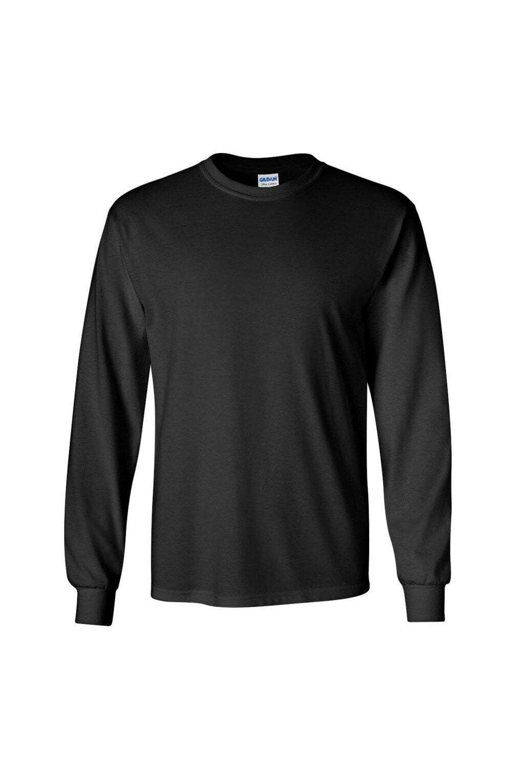 Простая футболка с длинным рукавом из ультрахлопка с круглым вырезом Gildan, черный
Простая футболка с длинным рукавом из ультрахлопка с круглым вырезом Gildan, черный