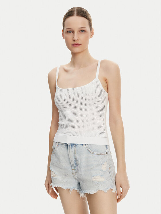 Топ regular fit W5GR47 Z3MN2 Guess, белый
Топ regular fit W5GR47 Z3MN2 Guess, белый