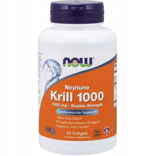Now Foods, Neptune Krill Oil (Масло криля) 1000 мг 60 капсул
Now Foods, Neptune Krill Oil (Масло криля) 1000 мг 60 капсул