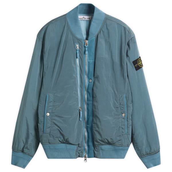 Куртка-Бомбер из нейлона и металлического эконила Primaloft Stone Island, Steel Blue
Куртка-Бомбер из нейлона и металлического эконила Primaloft Stone Island, Steel Blue