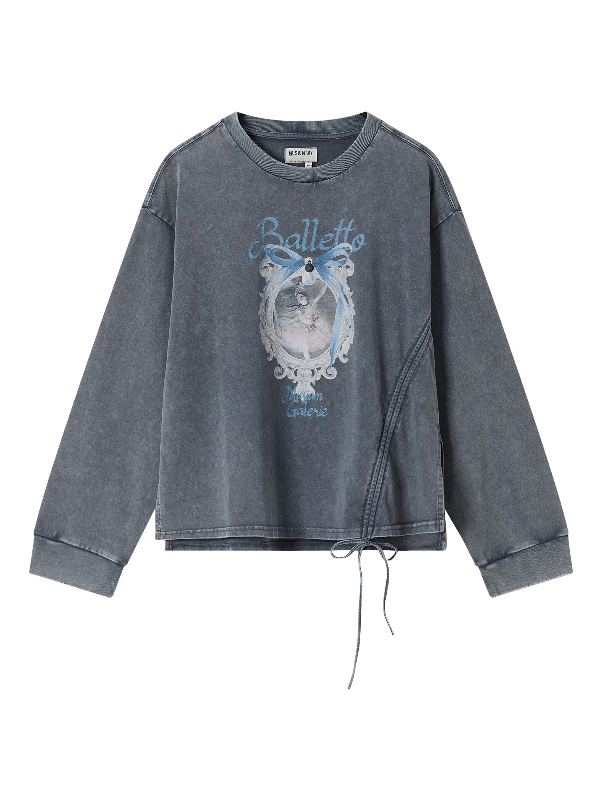 Толстовка с графичным принтом Musium Div., серый
Толстовка с графичным принтом Musium Div., серый