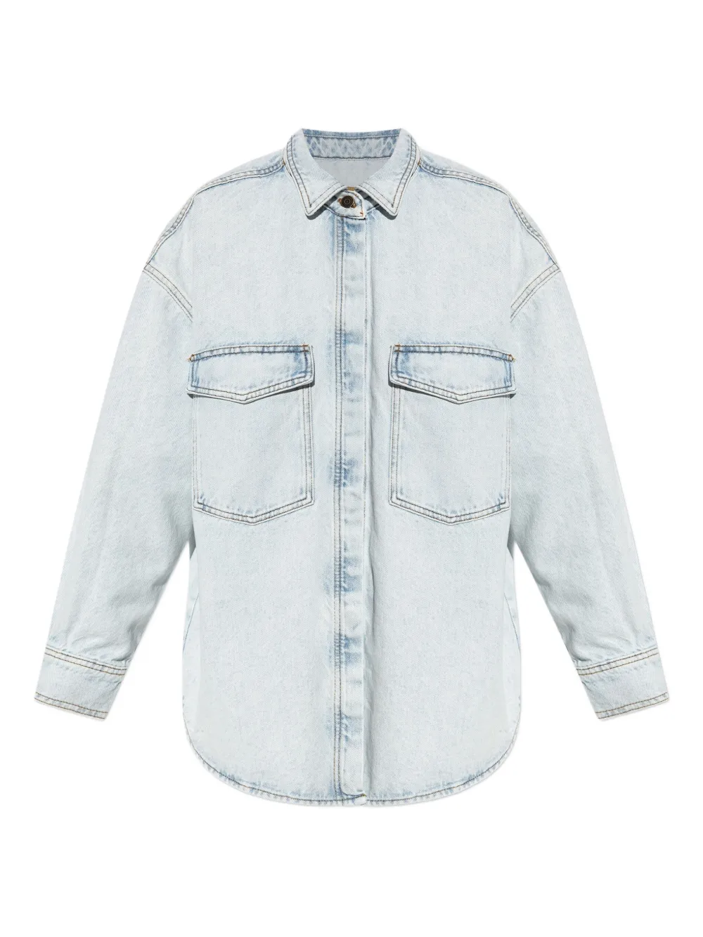 Джинсовая рубашка Joybird с накладными карманами American Vintage, синий
Джинсовая рубашка Joybird с накладными карманами American Vintage, синий