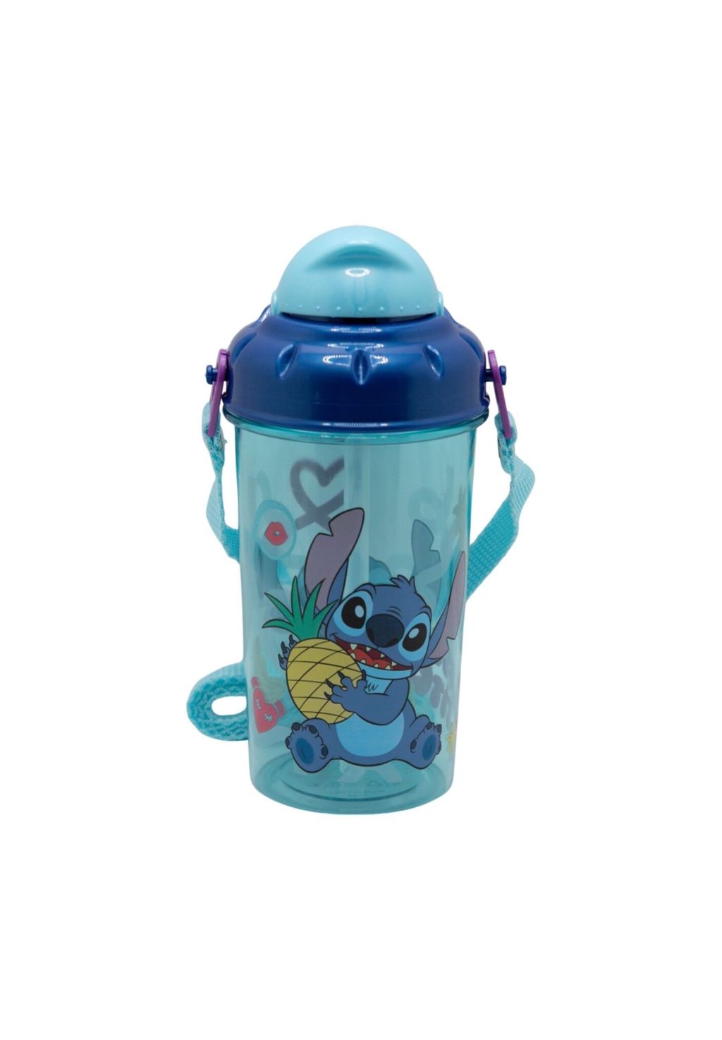 Детская бутылка для воды Lilo & Stitch 465 мл с соломинкой и ремешком Disney, разноцветная 18x8,9x8 см
Детская бутылка для воды Lilo & Stitch 465 мл с соломинкой и ремешком Disney, разноцветная 18x8,9x8 см