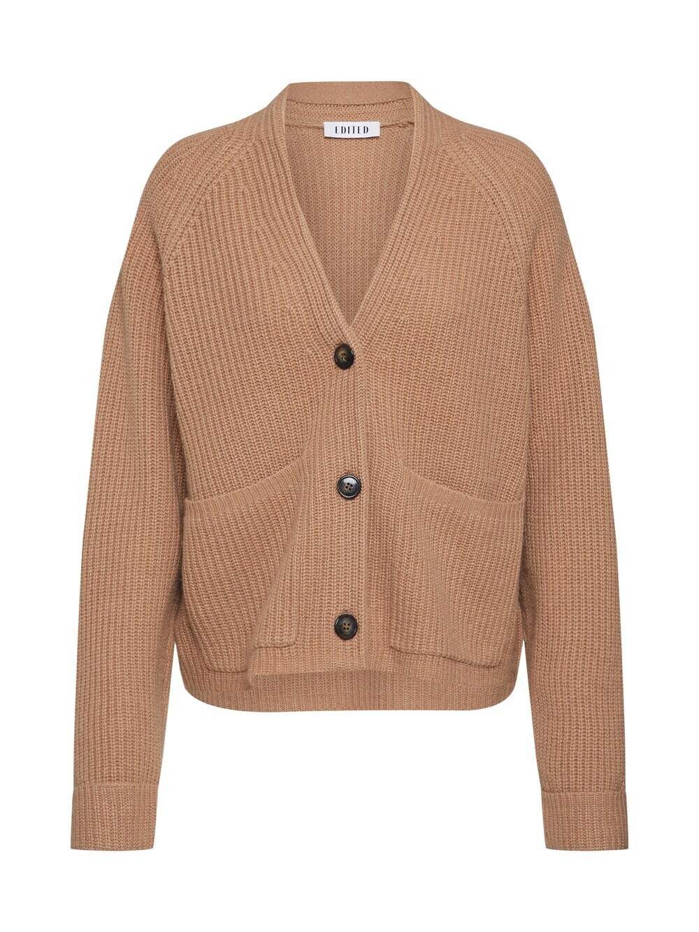 Вязаный кардиган EDITED Lamis, кэмел 
Вязаный кардиган EDITED Lamis, кэмел