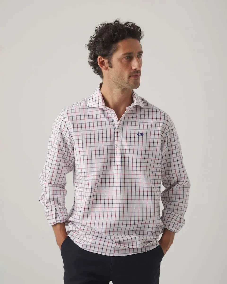 Мужская рубашка прямого кроя в белую клетку Scotta 1985, белый
Мужская рубашка прямого кроя в белую клетку Scotta 1985, белый