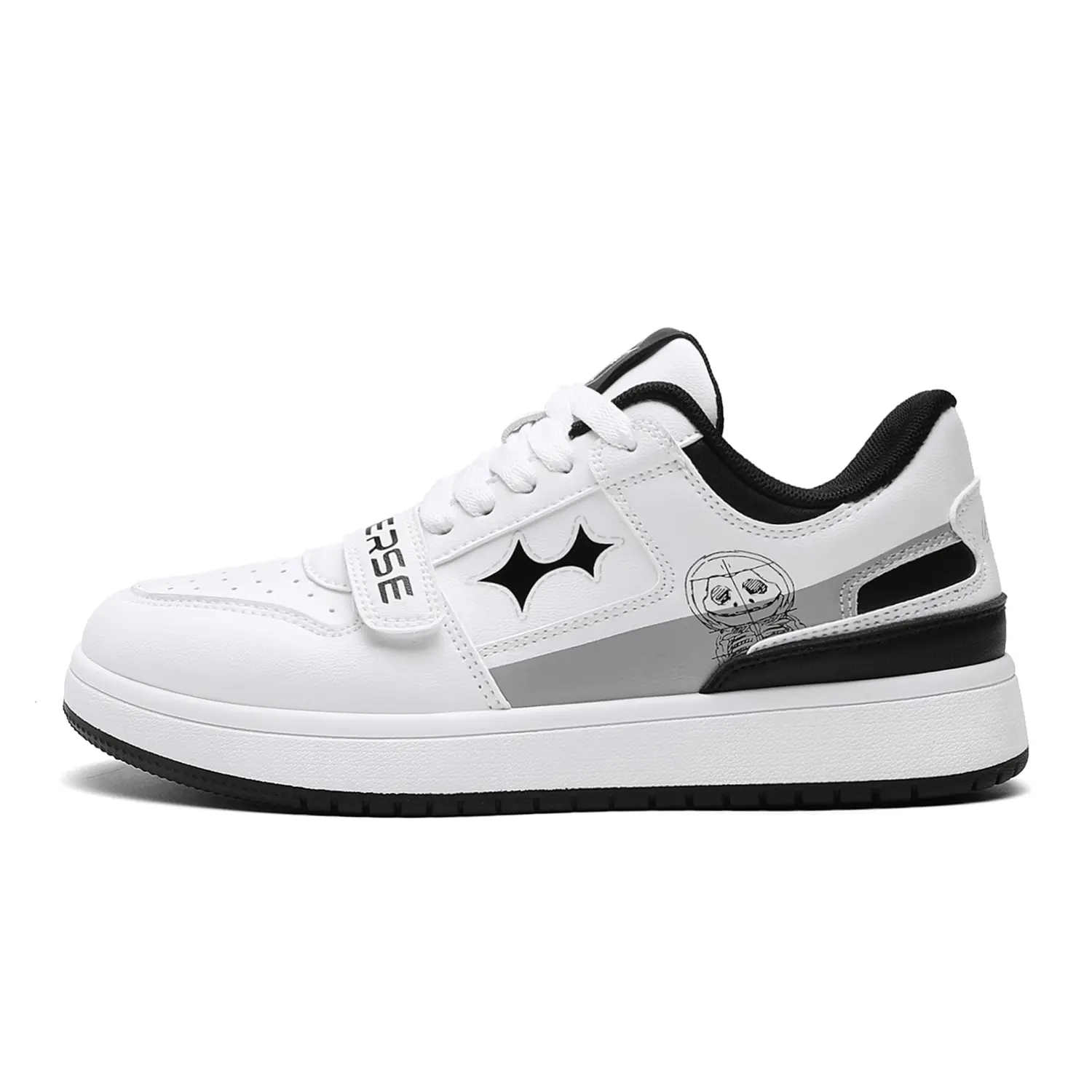 Pepe The Frog Низкие повседневные кроссовки унисекс бело-черные, цвет White Black
Pepe The Frog Низкие повседневные кроссовки унисекс бело-черные, цвет White Black