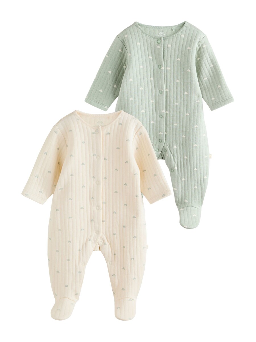 Пижама Next, слоновая кость/пастельно-зеленый
Пижама Next, слоновая кость/пастельно-зеленый