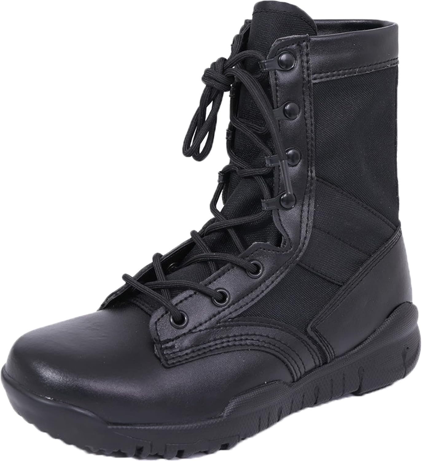 Мужские водонепроницаемые походные ботинки с высоким берцем и шнуровкой для трекинга и походов на открытом воздухе - черные Hongrenamz
Мужские водонепроницаемые походные ботинки с высоким берцем и шнуровкой для трекинга и походов на открытом воздухе - черные Hongrenamz