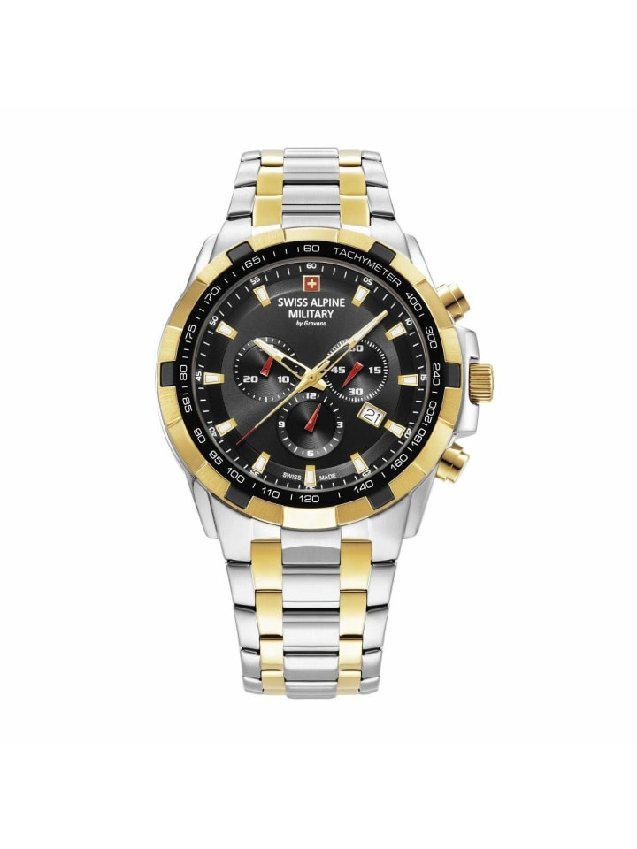 Swiss Alpine Military by Grovana Мужские аналоговые часы серебристого цвета
Swiss Alpine Military by Grovana Мужские аналоговые часы серебристого цвета