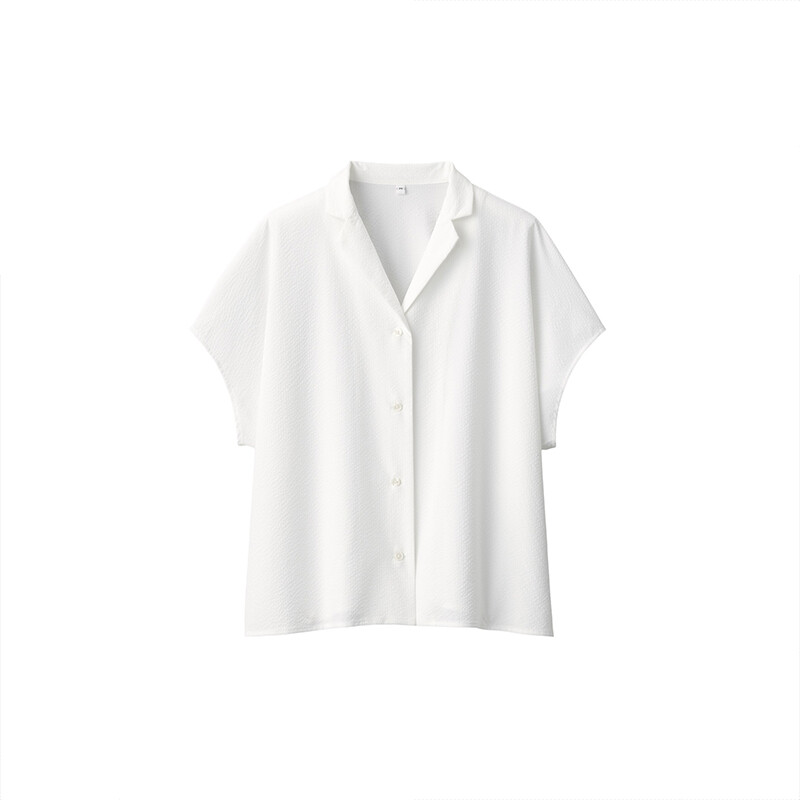 Блузка-рубашка женская Muji с короткими рукавами, черный
Блузка-рубашка женская Muji с короткими рукавами, черный