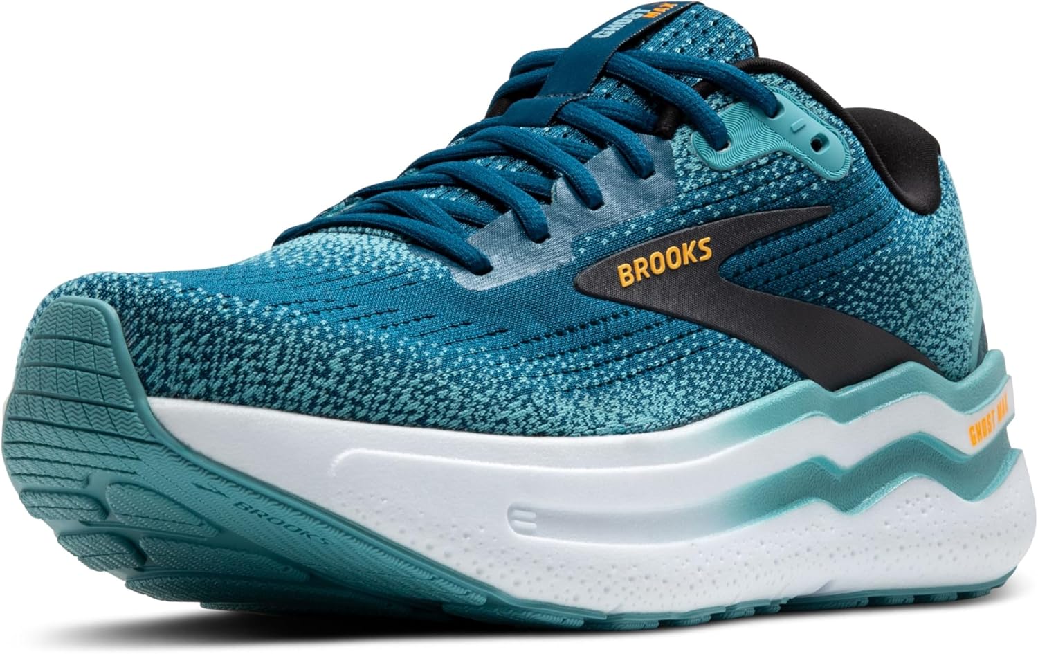 Мужские кроссовки Brooks Ghost Max 2 для бега и ходьбы, синий/оранжевый/бирюзовый
Мужские кроссовки Brooks Ghost Max 2 для бега и ходьбы, синий/оранжевый/бирюзовый