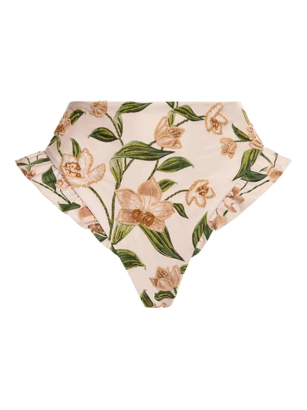 Плавки бикини с оборками и цветочным принтом AGUA BY AGUA BENDITA, нейтральный
Плавки бикини с оборками и цветочным принтом AGUA BY AGUA BENDITA, нейтральный