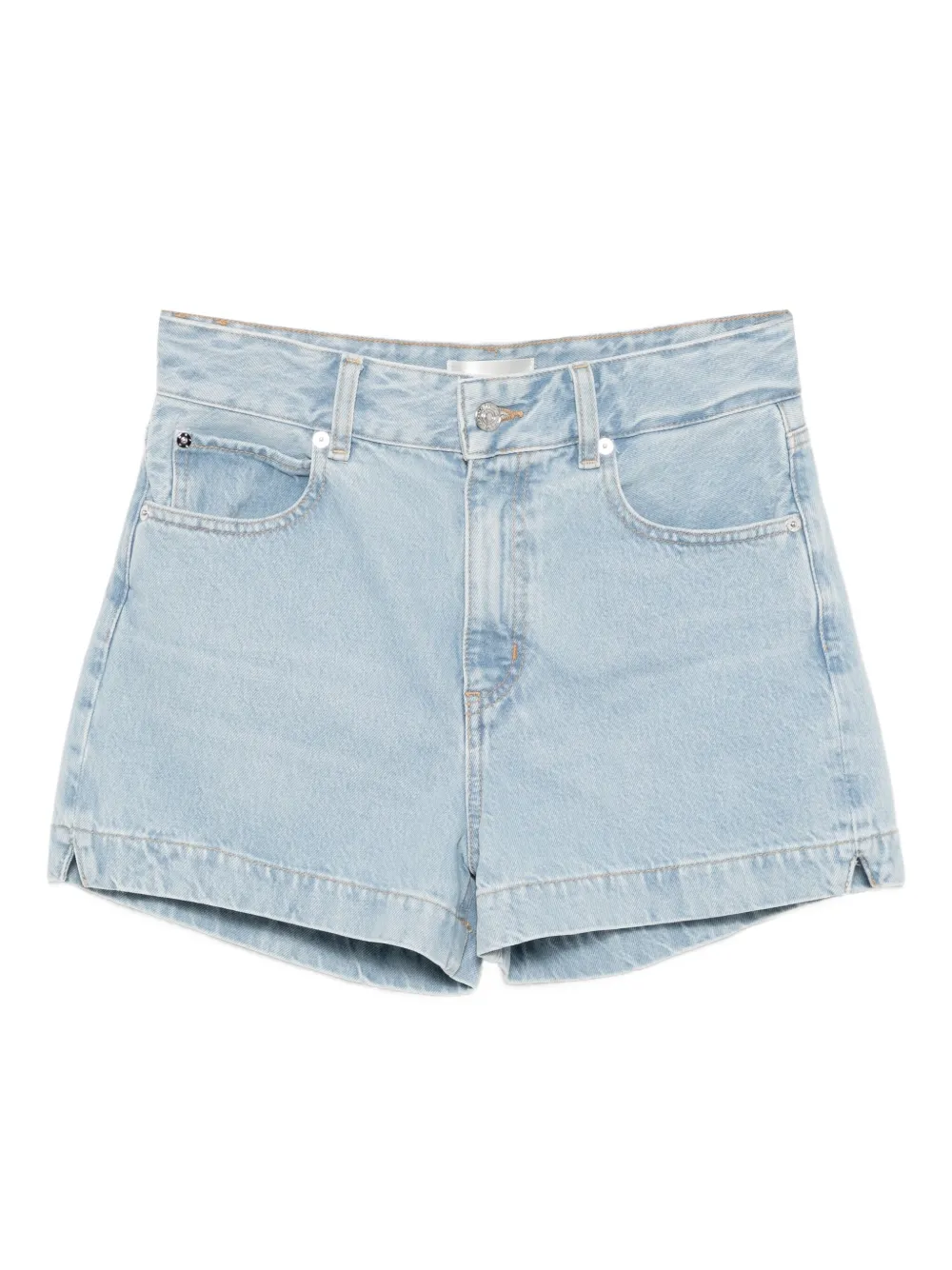 Джинсовые шорты с завышенной талией FRAME, синий
Джинсовые шорты с завышенной талией FRAME, синий