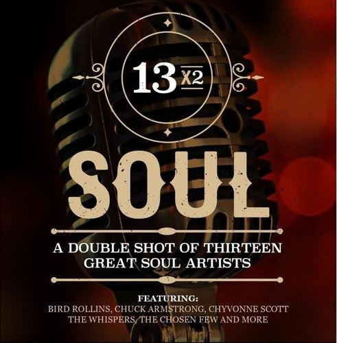 CD диск 13X2 Soul: Double Shot Thirteen Great Soul / Var: 13x2 Soul: A Double Shot Of Thirteen Great Soul Artists
CD диск 13X2 Soul: Double Shot Thirteen Great Soul / Var: 13x2 Soul: A Double Shot Of Thirteen Great Soul Artists
