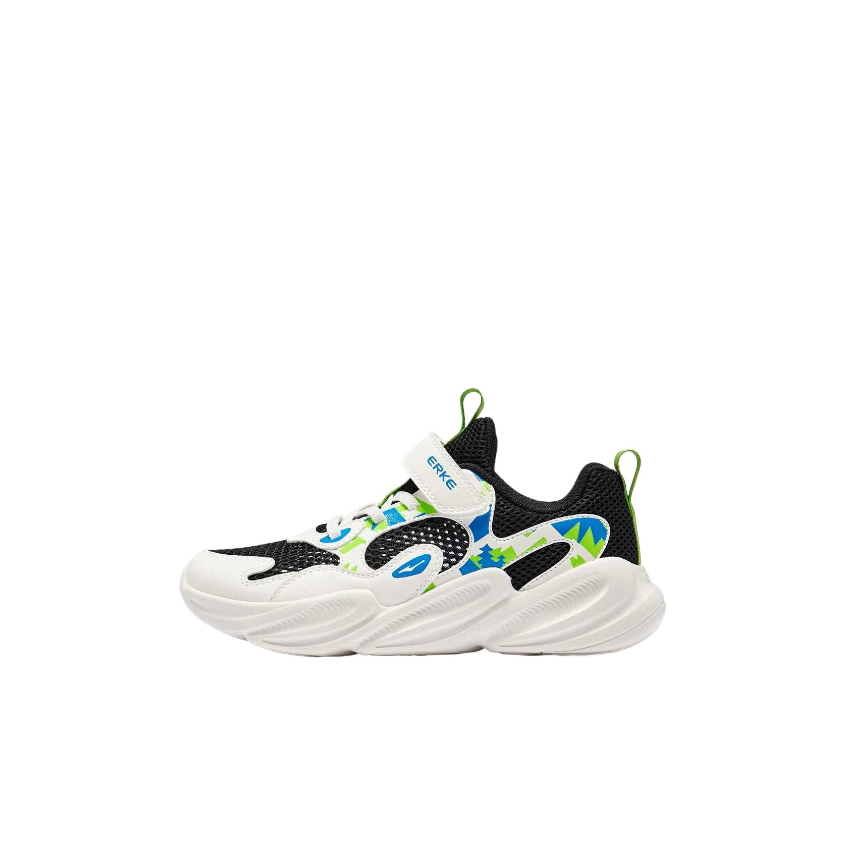 Низкие дышащие кроссовки для детей и подростков с амортизацией ERKE KIDS, черный/белый 
Низкие дышащие кроссовки для детей и подростков с амортизацией ERKE KIDS, черный/белый