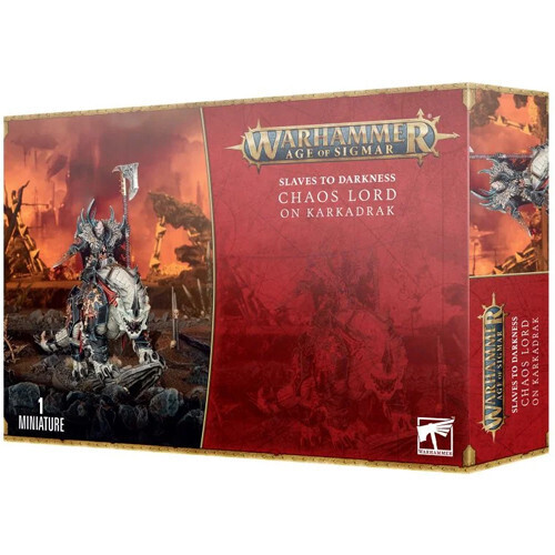 Миниатюра Games Workshop Warhammer Age of Sigmar: Slaves to Darkness - Lord on Karkadrak
Миниатюра Games Workshop Warhammer Age of Sigmar: Slaves to Darkness - Lord on Karkadrak