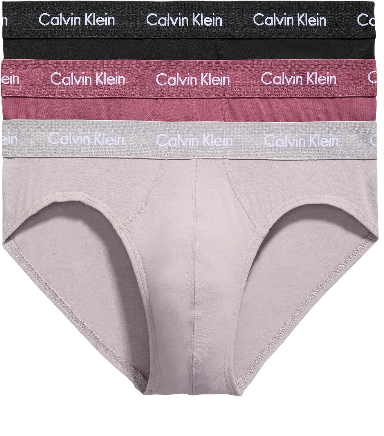 Комплект из 3 мужских трусов-брифов Calvin Klein из хлопка и эластичного материала, Black, Zinc, Deep Mauve
Комплект из 3 мужских трусов-брифов Calvin Klein из хлопка и эластичного материала, Black, Zinc, Deep Mauve