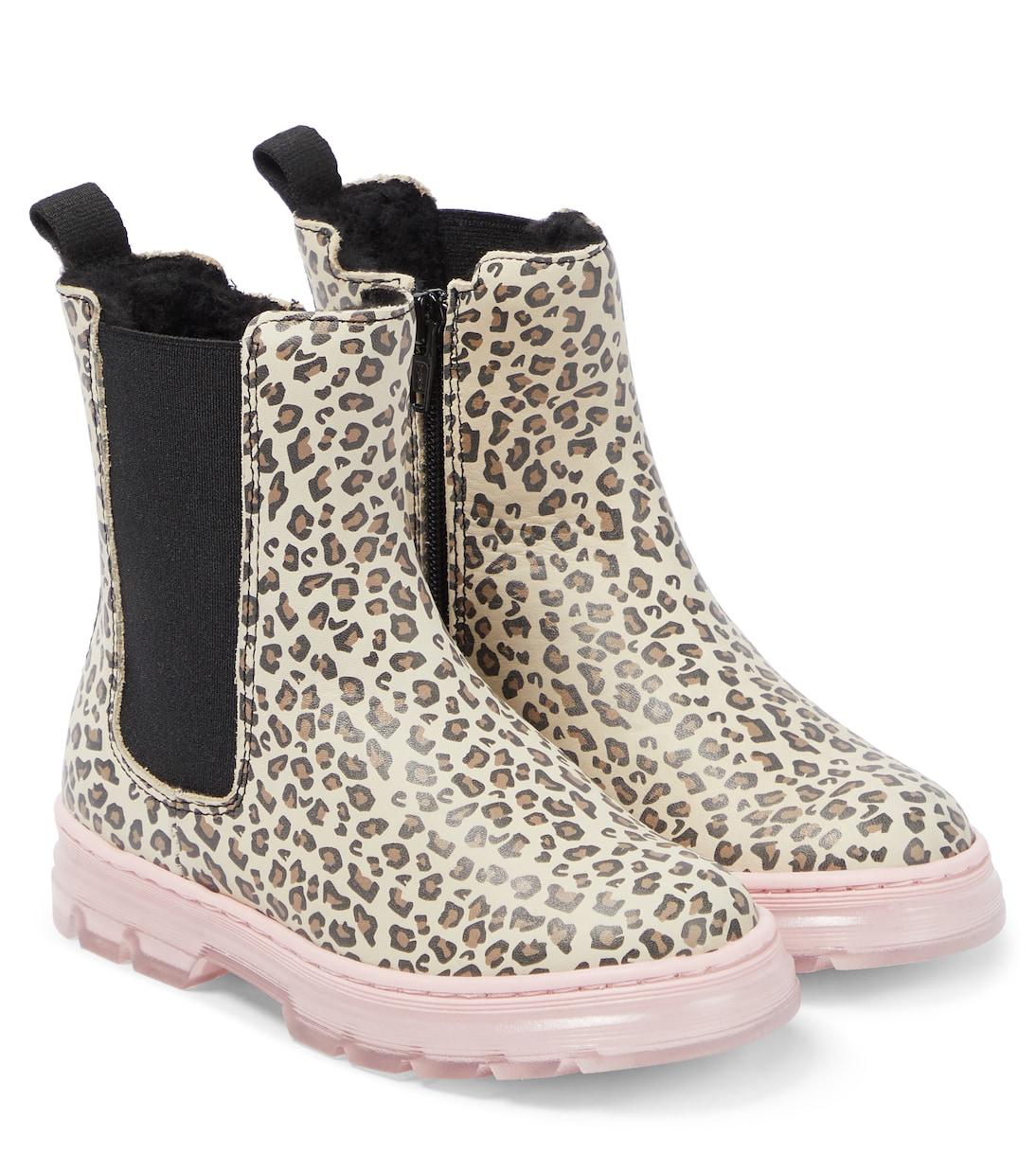 Кожаные сапоги с леопардовым принтом Marc Jacobs Kids, Stone Chocolate Vbrown
Кожаные сапоги с леопардовым принтом Marc Jacobs Kids, Stone Chocolate Vbrown