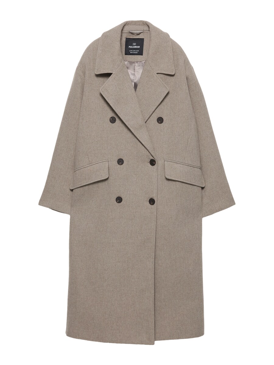 Пальто межсезонное Pull&Bear, Greige
Пальто межсезонное Pull&Bear, Greige