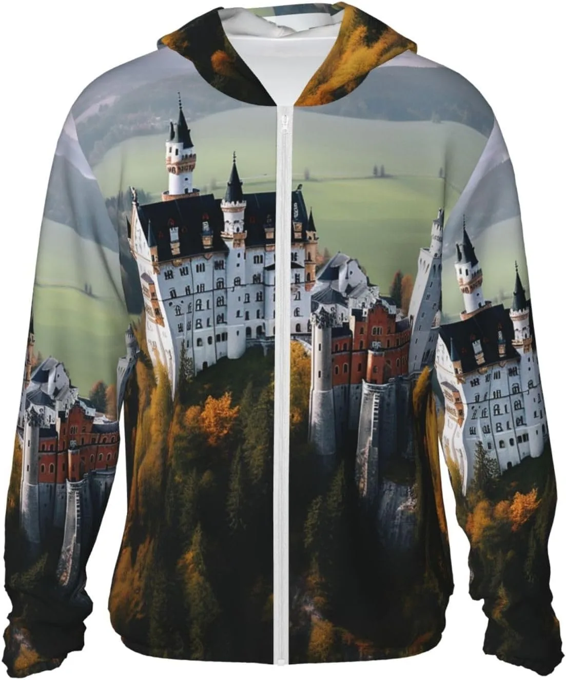 Толстовка с капюшоном для защиты от солнца Neuschwanstein Castle, UPF 50+, с длинным рукавом GDSHJKLW
Толстовка с капюшоном для защиты от солнца Neuschwanstein Castle, UPF 50+, с длинным рукавом GDSHJKLW