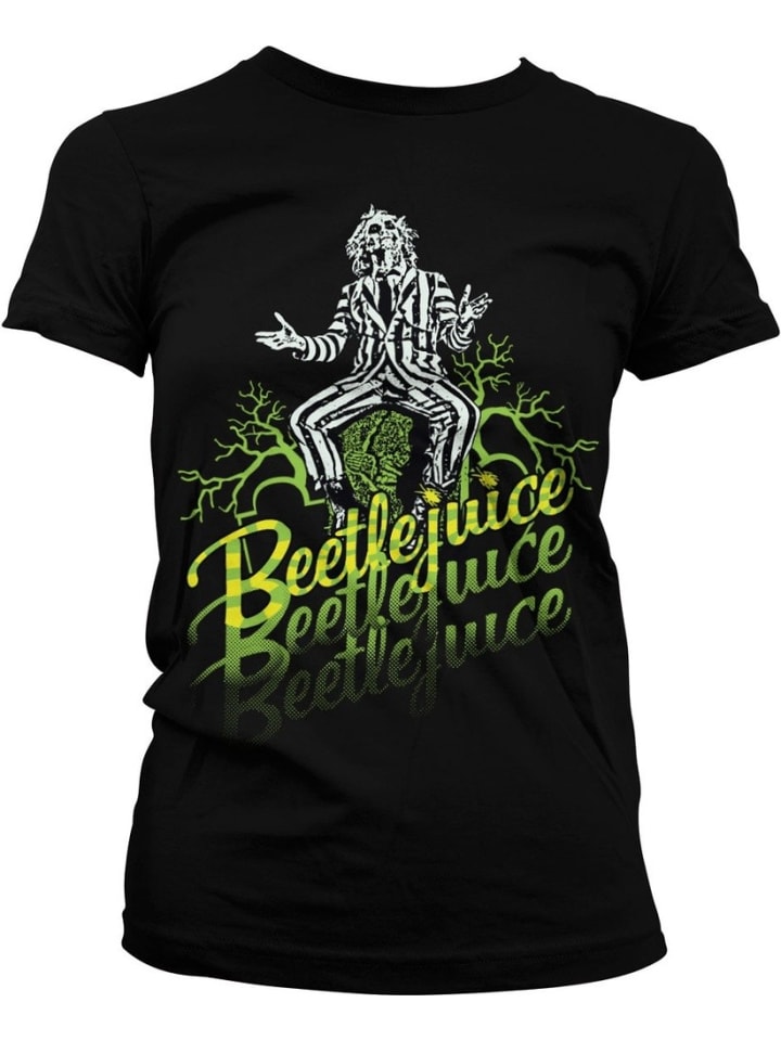 Черная рубашка Beetlejuice
Черная рубашка Beetlejuice