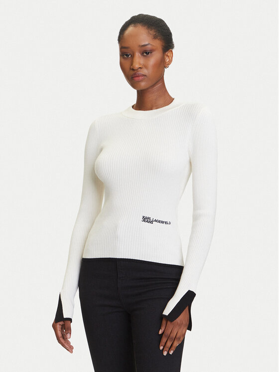 Свитер slim fit A3W18006 Karl Lagerfeld Jeans, экрю
Свитер slim fit A3W18006 Karl Lagerfeld Jeans, экрю