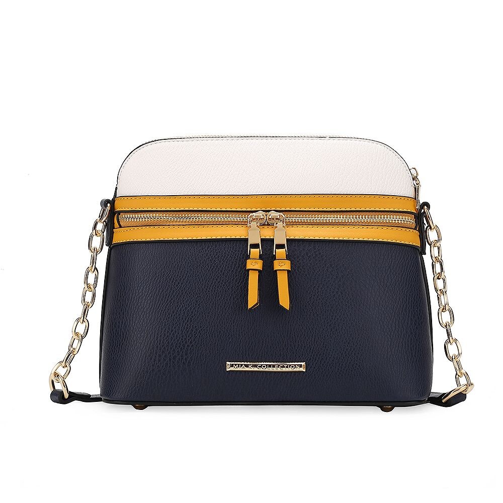 Коллекция MKF Karelyn Женская кожаная сумка через плечо из веганской кожи от Mia K MKF Collection, цвет Navy Yellow, Желтый, Коллекция MKF Karelyn Женская кожаная сумка через плечо из веганской кожи от Mia K MKF Collection, цвет Navy Yellow
Коллекция MKF Karelyn Женская кожаная сумка через плечо из веганской кожи от Mia K MKF Collection, цвет Navy Yellow, Желтый, Коллекция MKF Karelyn Женская кожаная сумка через плечо из веганской кожи от Mia K MKF Collection, цвет Navy Yellow