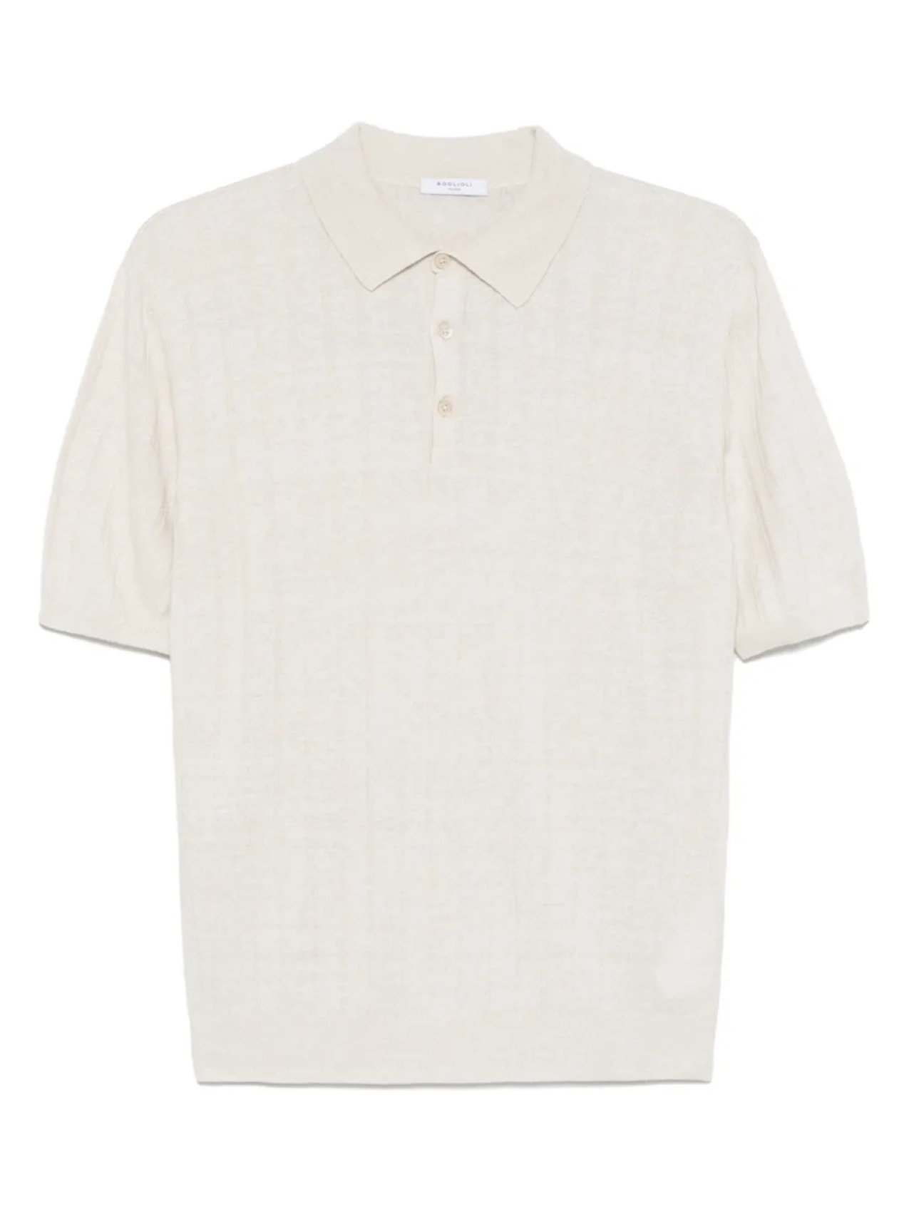 Рубашка-поло в рубчик Boglioli, нейтральный
Рубашка-поло в рубчик Boglioli, нейтральный