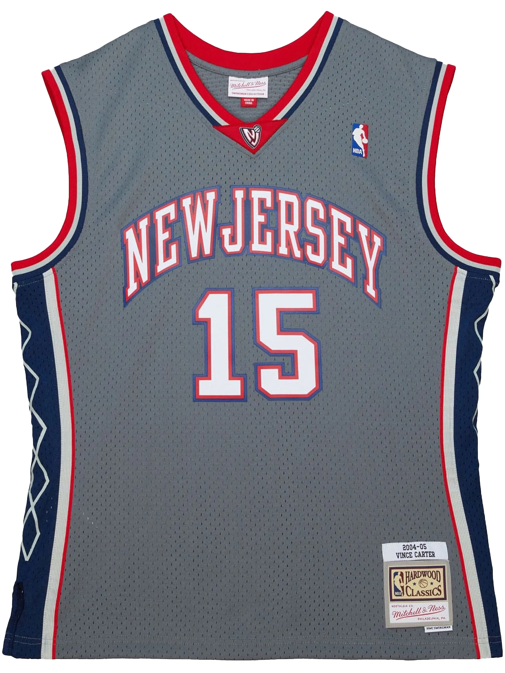 Топ 2004/05 Vince Carter New Jersey Nets Swingman Mitchell & Ness, серый
Топ 2004/05 Vince Carter New Jersey Nets Swingman Mitchell & Ness, серый
