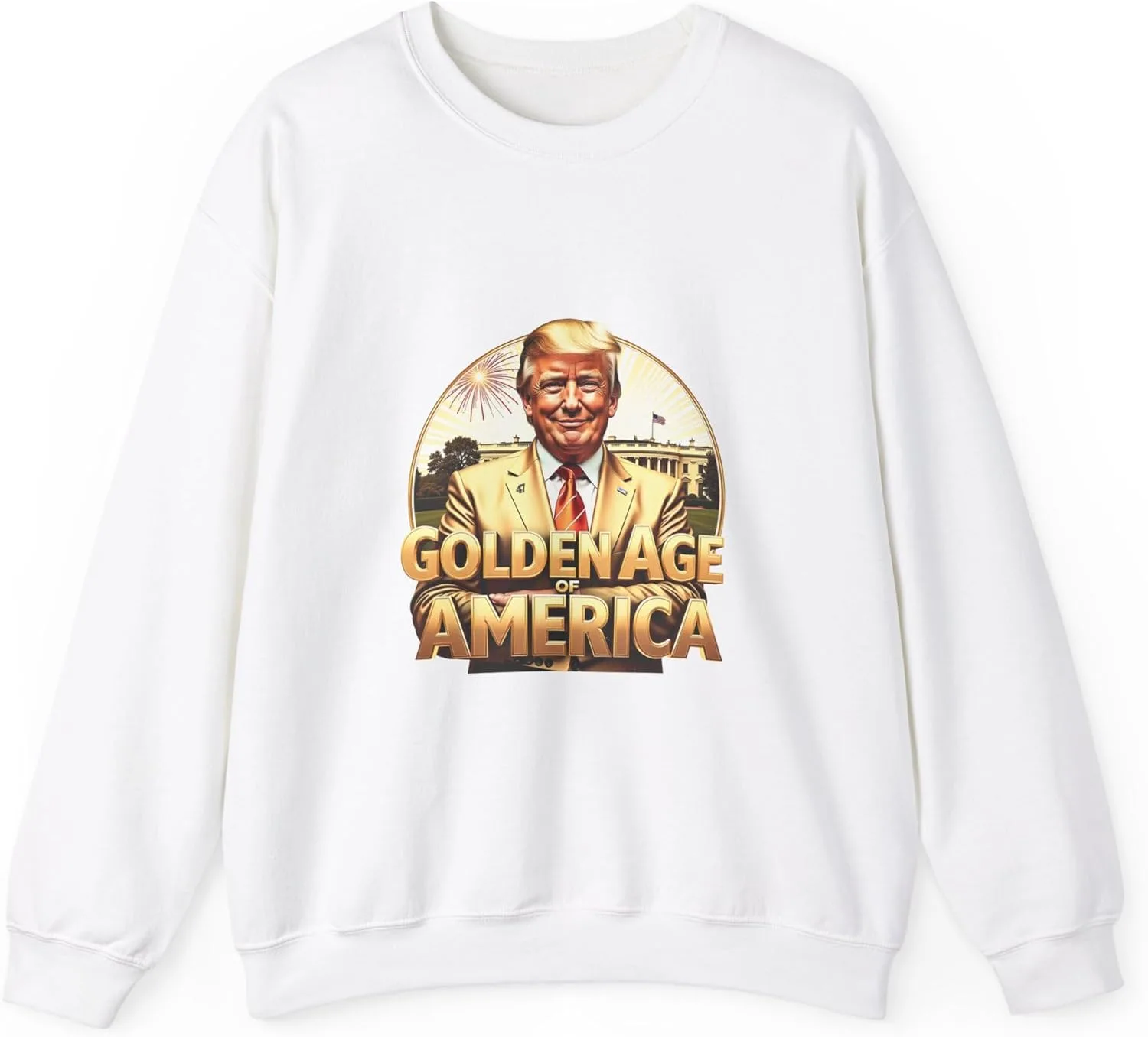 Свитшот Trump Golden Age America, винтажный дизайн, унисекс
Свитшот Trump Golden Age America, винтажный дизайн, унисекс