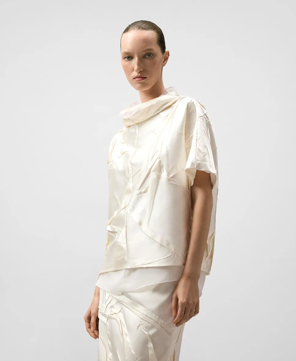 Женский топ с эффектом сборки Adolfo Dominguez, белый
Женский топ с эффектом сборки Adolfo Dominguez, белый