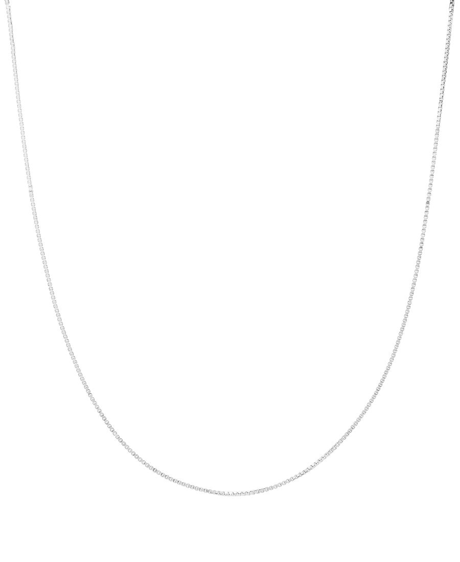 Колье с цельной цепочкой-коробочкой из белого золота 14 карат Macy's, No Color
Колье с цельной цепочкой-коробочкой из белого золота 14 карат Macy's, No Color