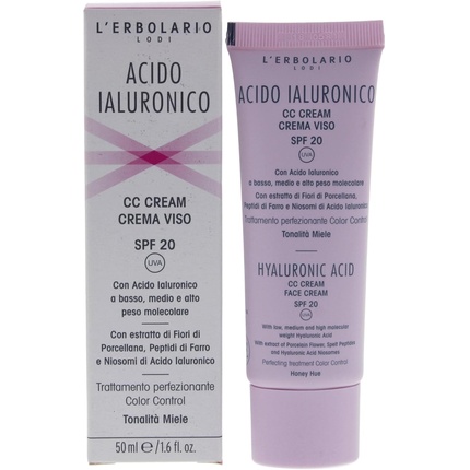 CC-крем L'Erbolario Honey Tone with SPF 20 50ml
CC-крем L'Erbolario Honey Tone with SPF 20 50ml