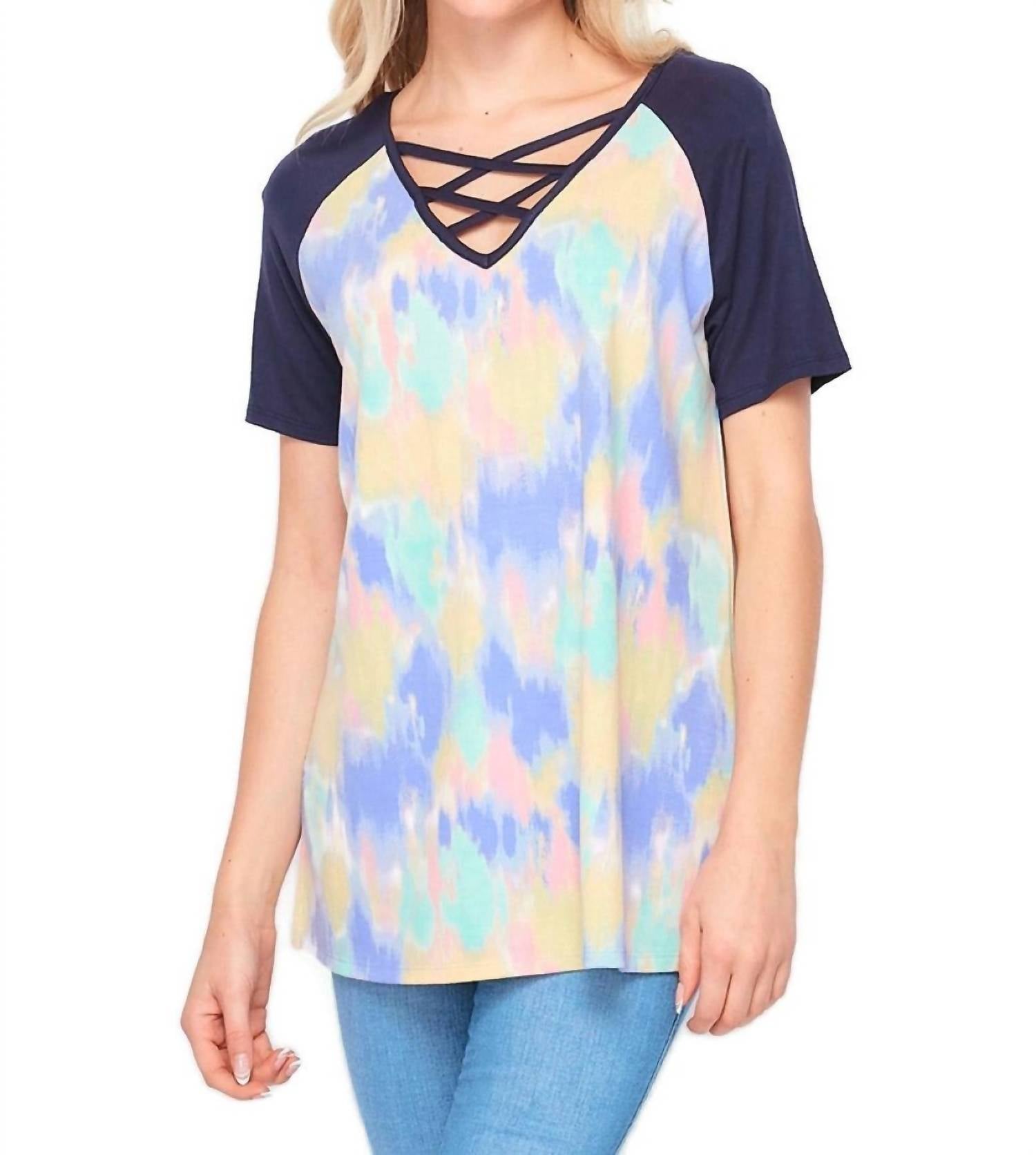 Футболка женская honeyme, синий/мультиколор
Футболка женская honeyme, синий/мультиколор