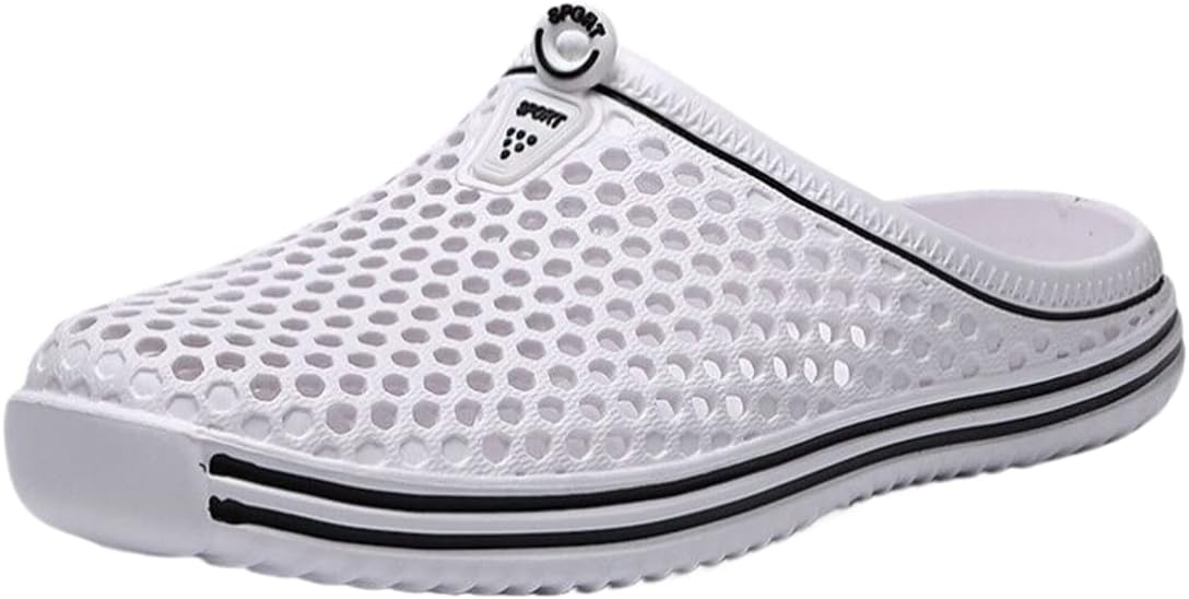 Женские и мужские дышащие сабо для сада, повседневные тапочки, быстро сохнущие сандалии, противоскользящая обувь для пляжа Dannling, белый
Женские и мужские дышащие сабо для сада, повседневные тапочки, быстро сохнущие сандалии, противоскользящая обувь для пляжа Dannling, белый