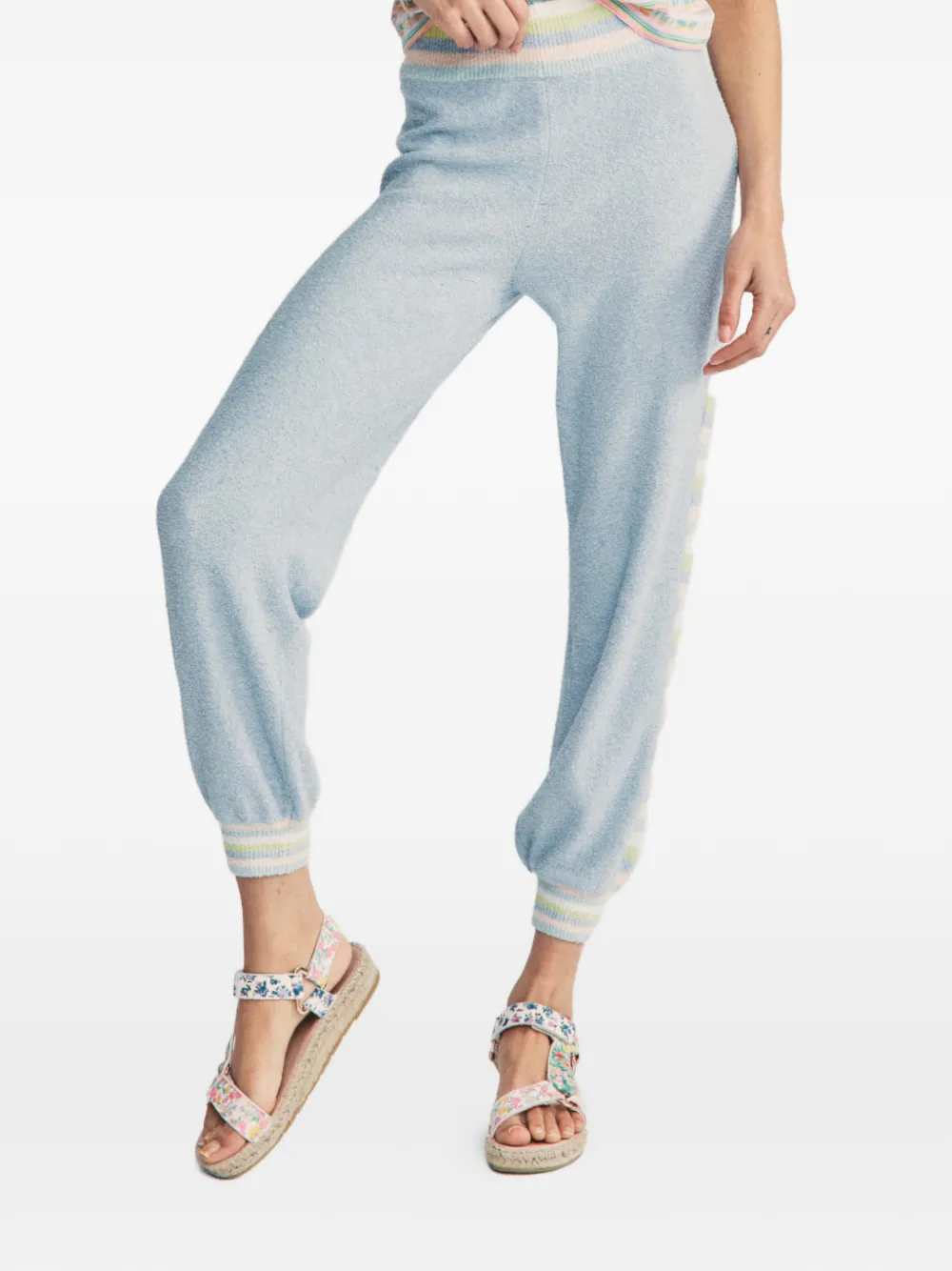 Спортивные брюки с полосатыми вставками Loveshackfancy, синий
Спортивные брюки с полосатыми вставками Loveshackfancy, синий