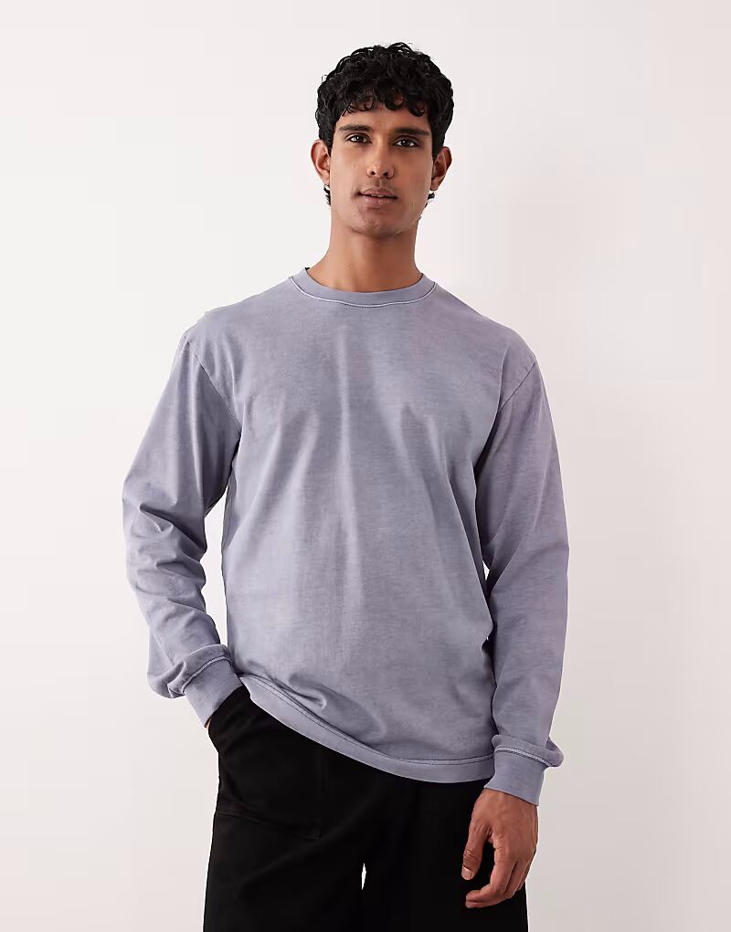 Футболка свободного кроя с длинными рукавами из чистого хлопкового джерси, цвет стираный синий Arket
Футболка свободного кроя с длинными рукавами из чистого хлопкового джерси, цвет стираный синий Arket