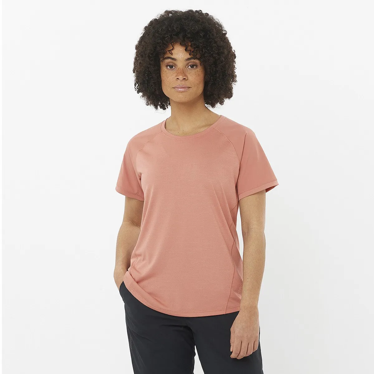 Женская футболка Salomon Outline, светло-серый 
Женская футболка Salomon Outline, светло-серый