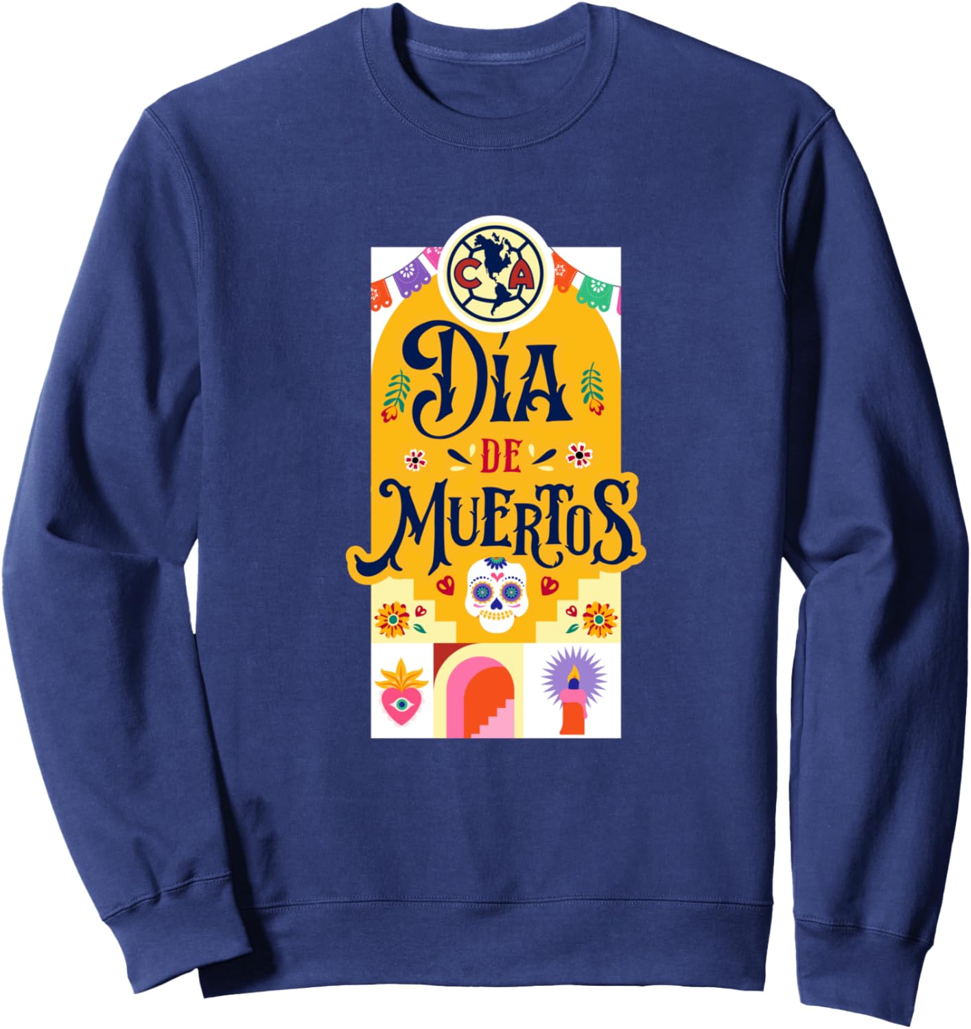 Dia de los muertos - День мертвых, 1 ноября. Толстовка Club America, темно-синий
Dia de los muertos - День мертвых, 1 ноября. Толстовка Club America, темно-синий