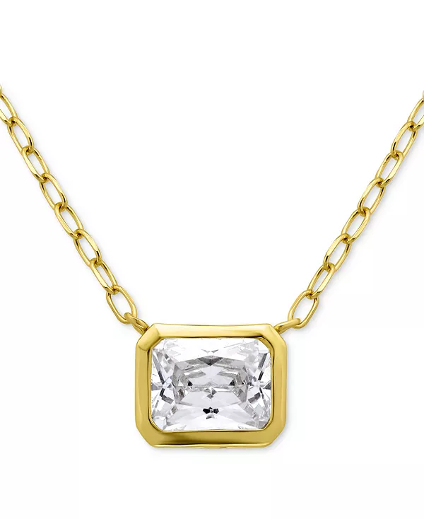 Ожерелье с подвеской-солитером из кубического циркония, 16 дюймов + 2 дюйма, эксклюзивно в Macy's Giani Bernini, gold
Ожерелье с подвеской-солитером из кубического циркония, 16 дюймов + 2 дюйма, эксклюзивно в Macy's Giani Bernini, gold