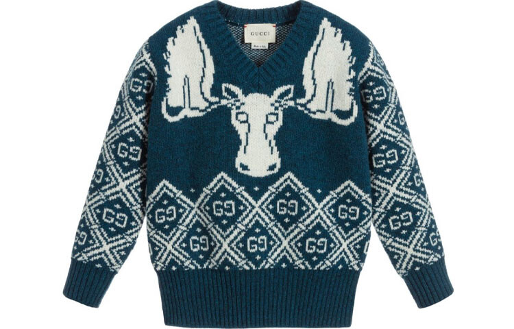 Детский свитер Gucci, синий
Детский свитер Gucci, синий