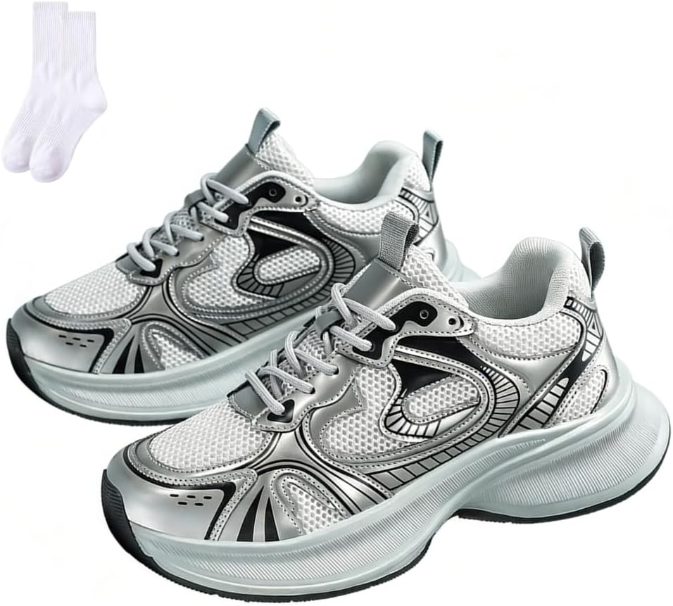 Мужские спортивные кроссовки с сеткой, легкие и дышащие, повседневные для ходьбы и бега, с нескользящей подошвой, комфортные для всех сезонов спортивные носки Mkwvidn, серый
Мужские спортивные кроссовки с сеткой, легкие и дышащие, повседневные для ходьбы и бега, с нескользящей подошвой, комфортные для всех сезонов спортивные носки Mkwvidn, серый