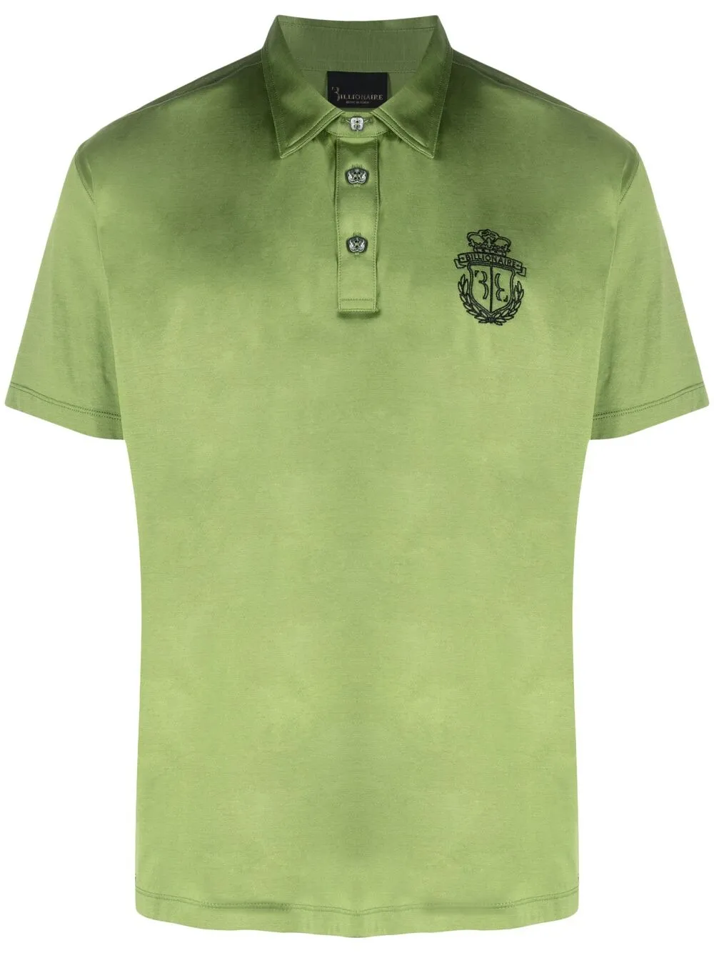 Рубашка поло с вышитым логотипом Billionaire, зеленый
Рубашка поло с вышитым логотипом Billionaire, зеленый