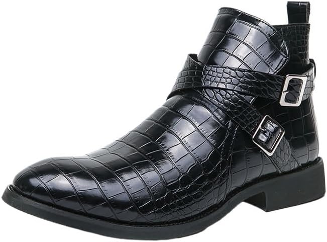 Мужские кожаные ботинки Челси, повседневные деловые кожаные туфли с монк-пряжками, модные повседневные ботильоны, для свадеб, вечеринок, вождения Zestrelax, черный
Мужские кожаные ботинки Челси, повседневные деловые кожаные туфли с монк-пряжками, модные повседневные ботильоны, для свадеб, вечеринок, вождения Zestrelax, черный