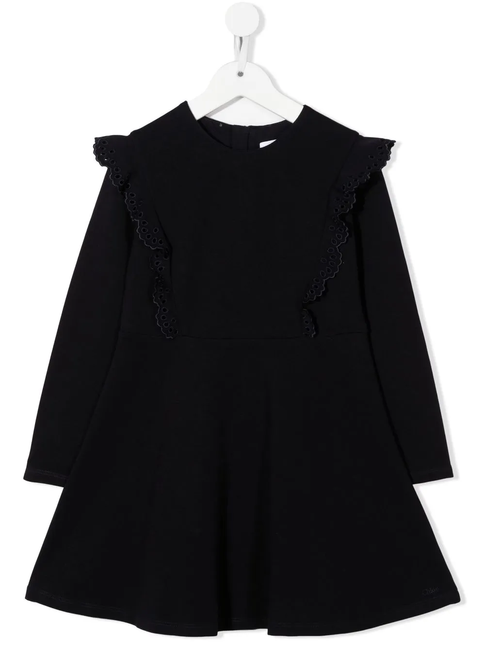 Расклешенное платье с оборками Chloé Kids, синий
Расклешенное платье с оборками Chloé Kids, синий