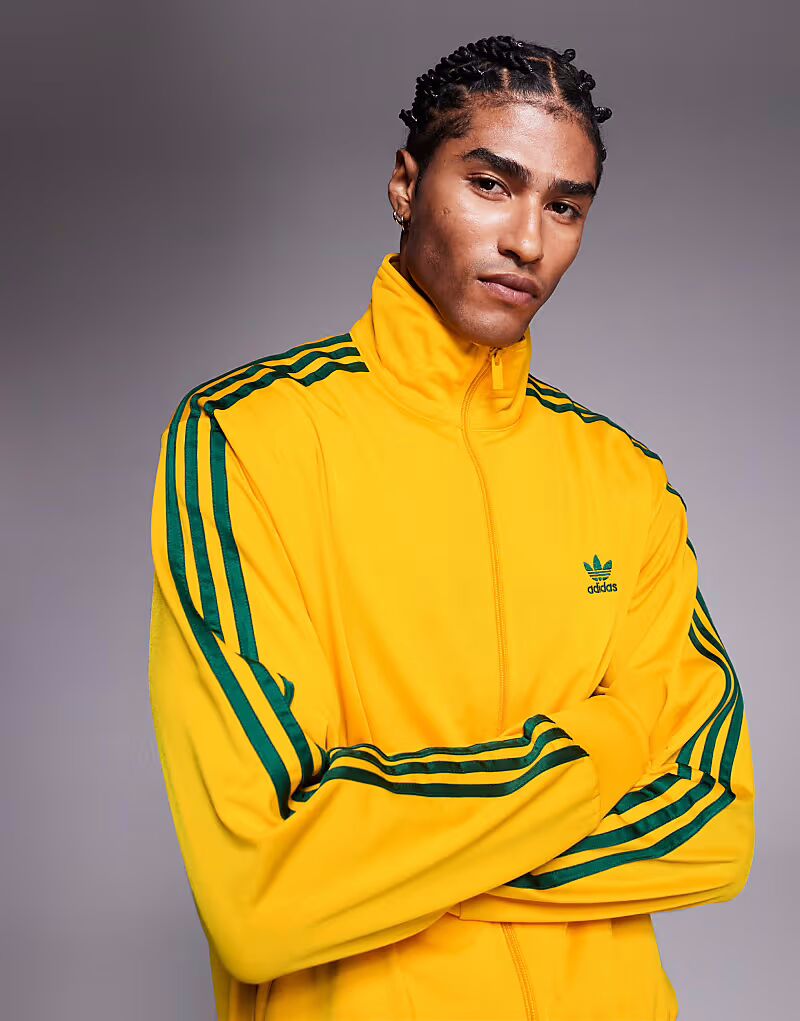 Спортивная куртка Adidas Originals Firebird желтого цвета
Спортивная куртка Adidas Originals Firebird желтого цвета