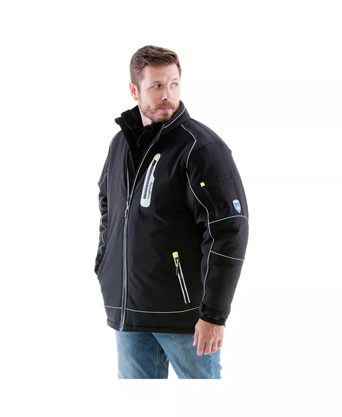 Большая и высокая утепленная куртка Softshell для экстремальной погоды Refrigiwear, черный
Большая и высокая утепленная куртка Softshell для экстремальной погоды Refrigiwear, черный