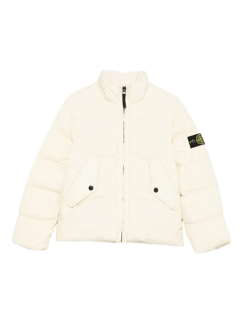 Стёганая куртка на молнии Stone Island Junior, белый
Стёганая куртка на молнии Stone Island Junior, белый