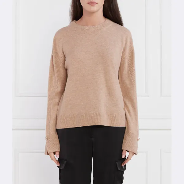 Шерсть стандартного кроя с добавлением кашемира Marc Cain, коричневый
Шерсть стандартного кроя с добавлением кашемира Marc Cain, коричневый