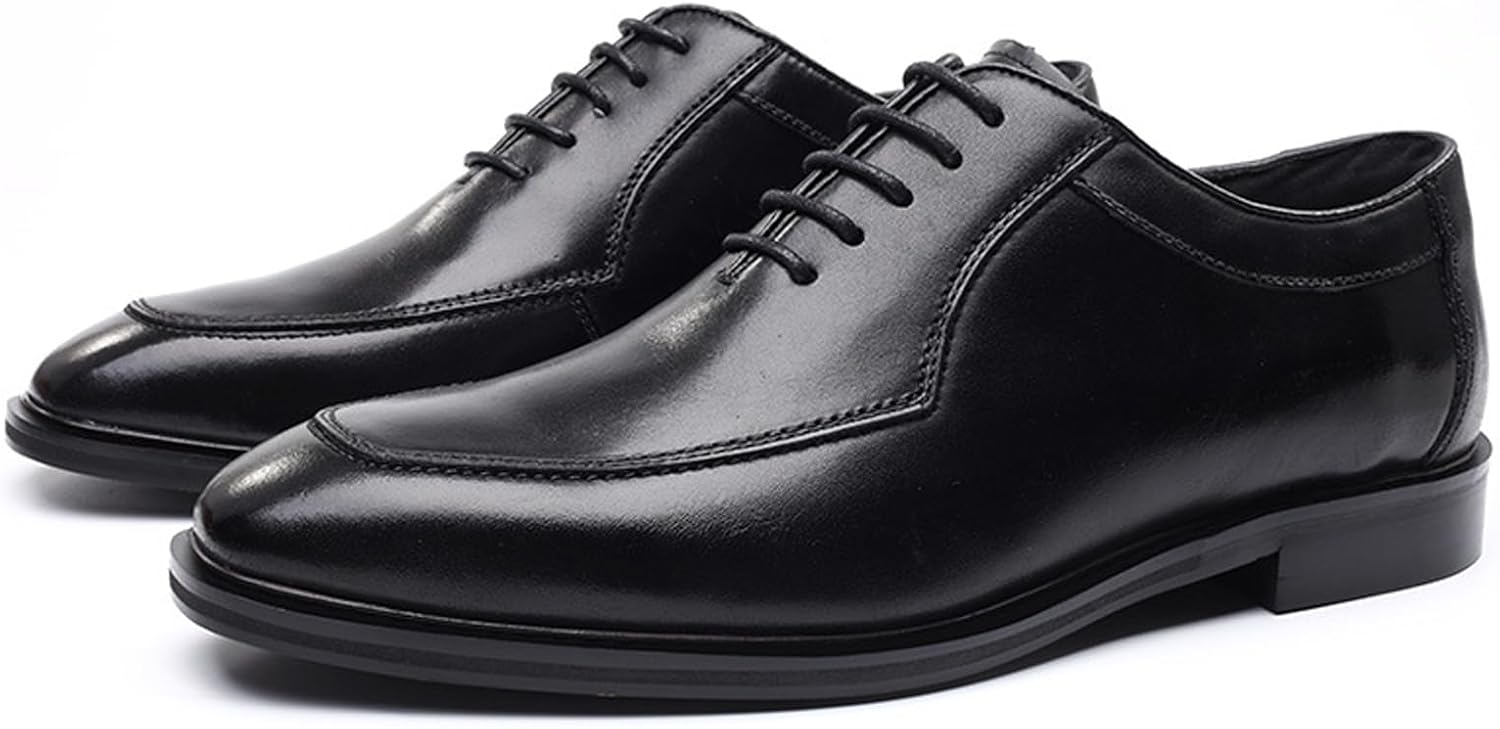 Мужские кожаные туфли оксфорды с ретро массивным каблуком, классические деловые формальные и повседневные кожаные туфли Ghibhna, черный
Мужские кожаные туфли оксфорды с ретро массивным каблуком, классические деловые формальные и повседневные кожаные туфли Ghibhna, черный